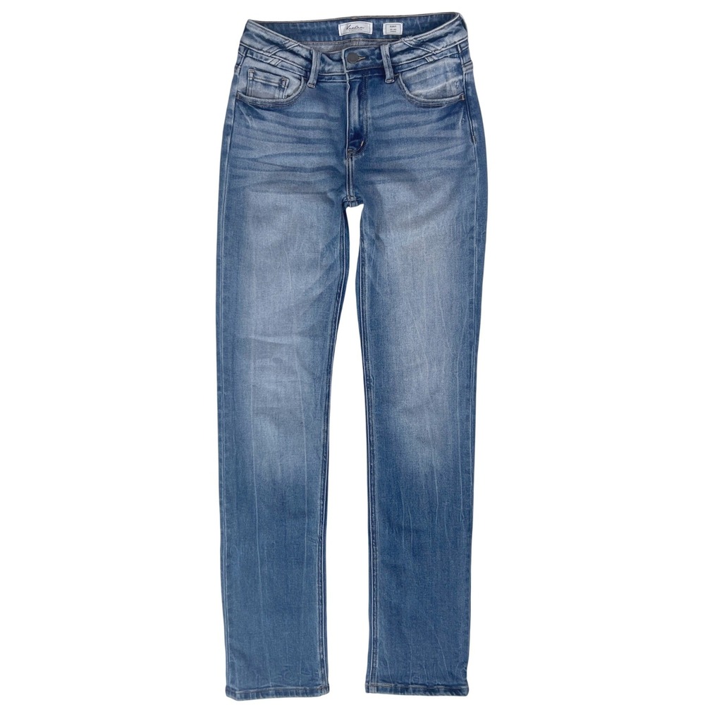 KANCAN Kurvy Mid Rise Straight Jeans 27 6 90s Coastal Cowgirl Country Concert